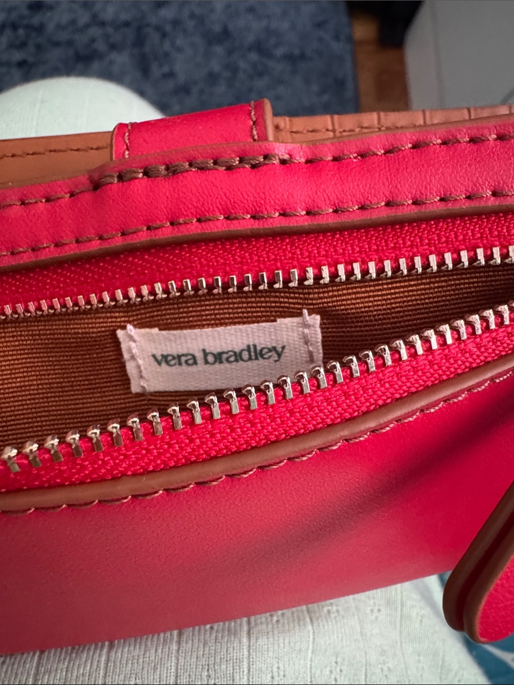 Vera Bradley Red Leather Wallet - Picture 2 of 4